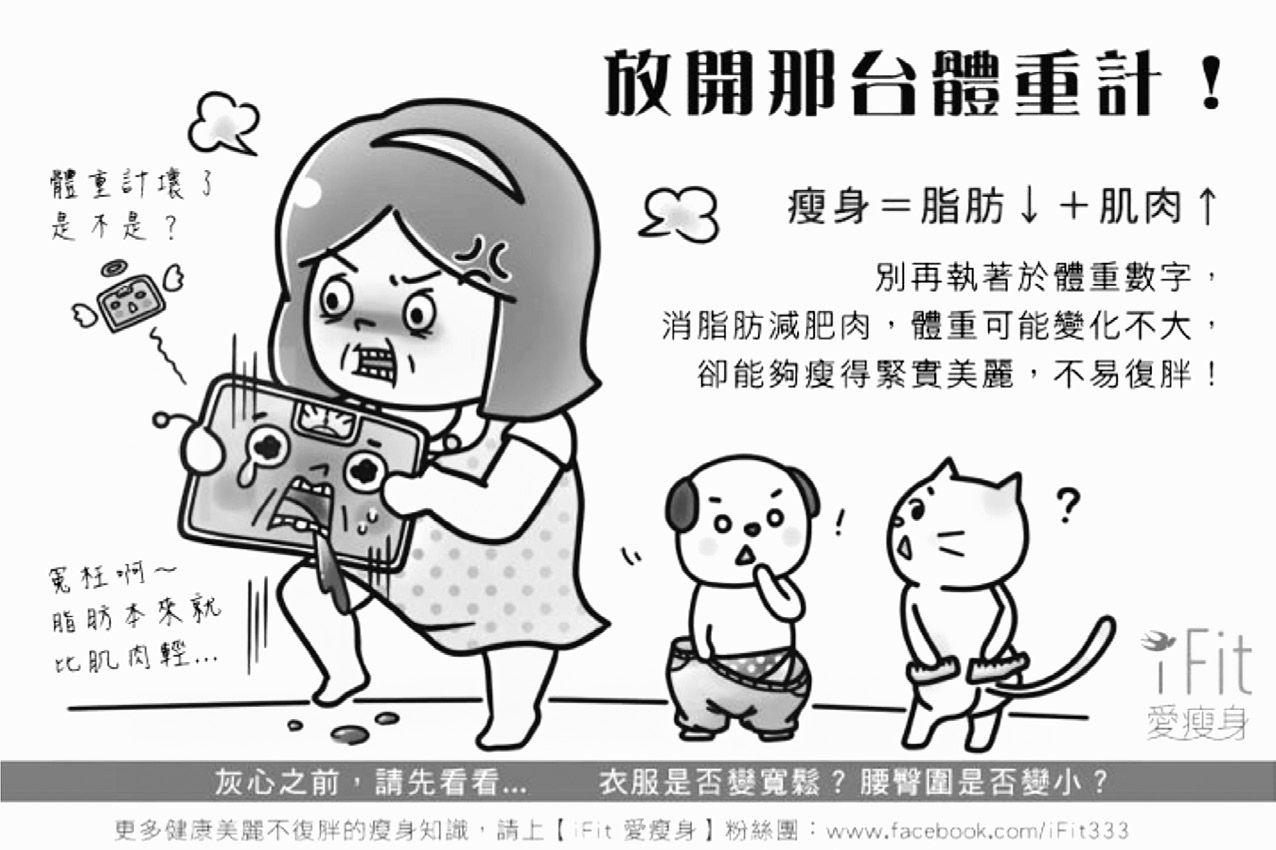 源自許多團員的哀號：體重怎麼都沒變？